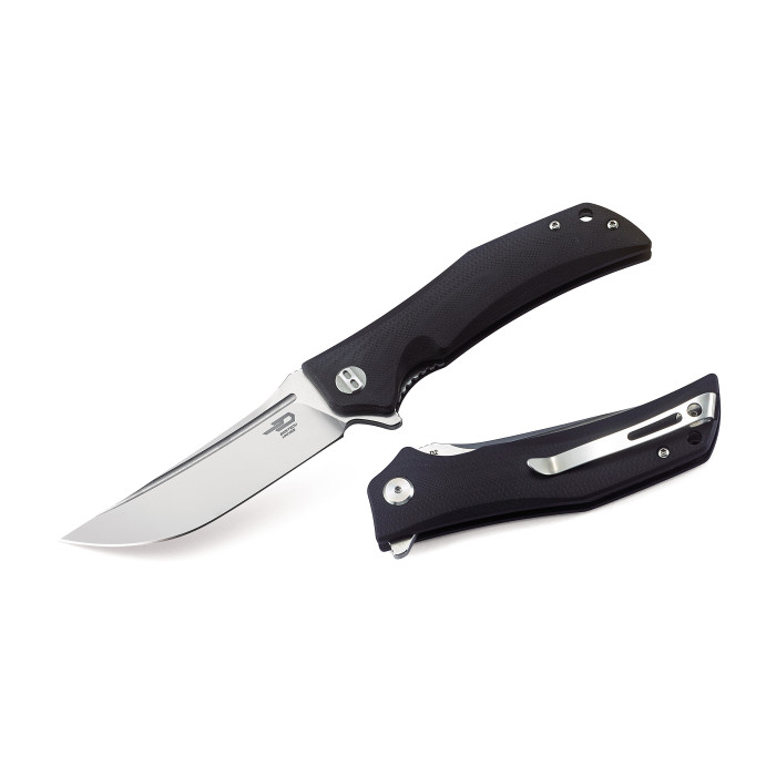 Нож складной Bestech Knife SCIMITAR Black BG05A-1 (поврежденная упаковка)  