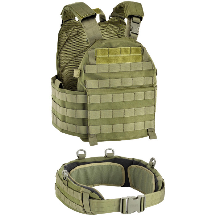 Жилет тактический Defcon 5 CARRIER WITH BELT, оливковый 