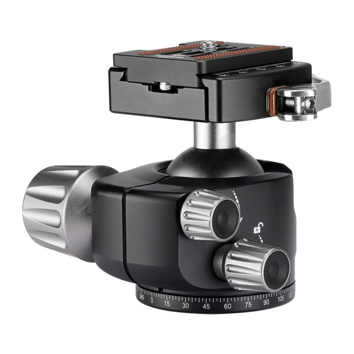 Головка штативная Leofoto LH-40LR+NP-50 шариковая с зажимом ARCA. Шар: 40 мм  