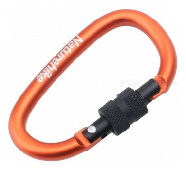 Карабин многофункциональный с муфтой  Naturehike D-type 80 мм  