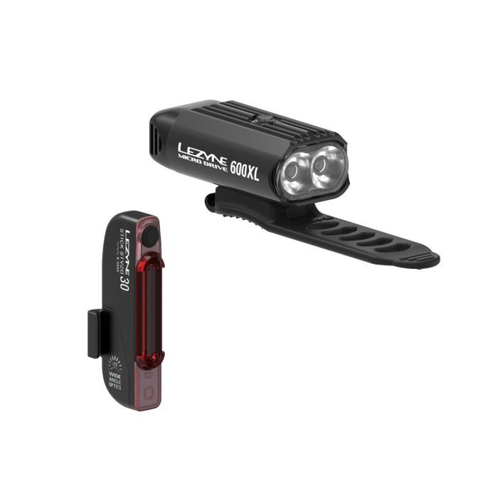 Комплект фар Lezyne MICRO DRIVE 600XL / STICK PAIR 600/30 люменов Y14 