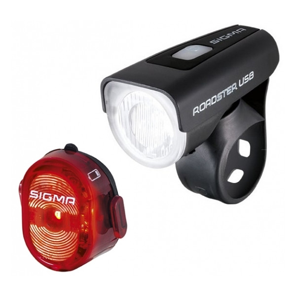 Комплект фонарей Sigma Sport Roadster USB/Nugget II K-Set  