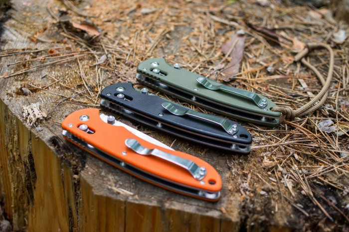 Нож складной Ganzo G740-GR зеленый  