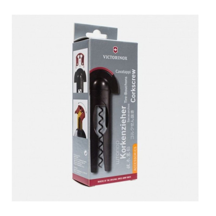 Штопор с резаком Victorinox черный (7.6924)  