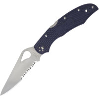 Нож Spyderco Byrd Cara Cara 2, полусеррейтор, blue (BY03PSBL2)