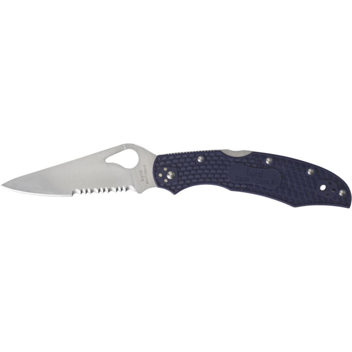 Нож Spyderco Byrd Cara Cara 2, полусеррейтор, blue (BY03PSBL2)  