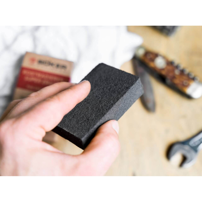 Фирменная очистительная губка-ластик от ржавчины Boker 09BO304  