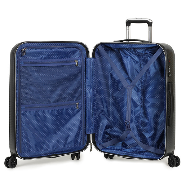 Чемодан Rock Amethyst, черный (размер L)  