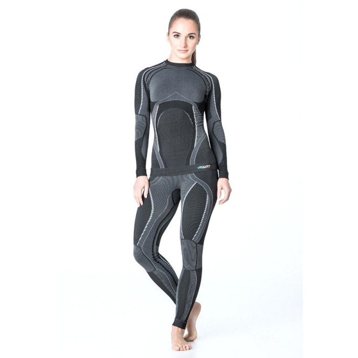 Футболка Accapi X-Country Long Sleeve Shirt Woman 966 anthracite, XS/S  