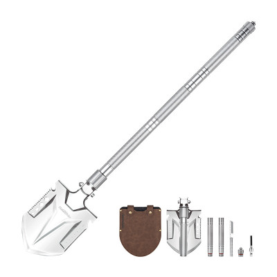 Лопата Naturehike Multifunctional outdoor shovel NH20GJ002, серебристый (отсутствует насадка с лезвием)