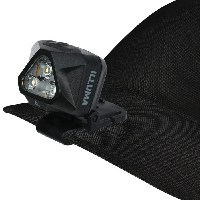 Фонарь налобный Mactronic Illuma (430 Lm) Cool White/Neutral White/Red LED USB Recharge Type-C (AHL0)  