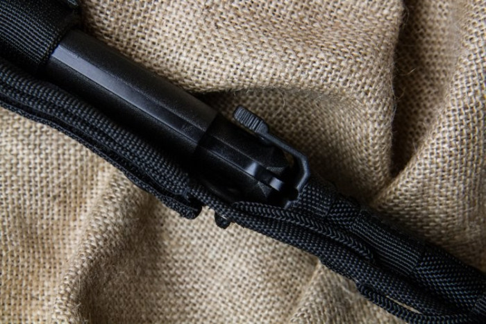 Нож Kizlyar Supreme Aggressor черный, сталь D2, черные ножны  