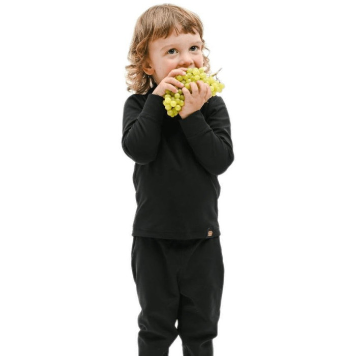 Термофутболка детская Turbat Yeti Top Kids anthracite black - 116 - черный  