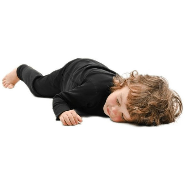 Термофутболка детская Turbat Yeti Top Kids anthracite black - 116 - черный  