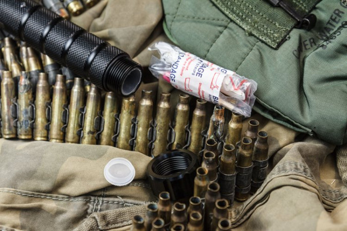 Нож Kizlyar Supreme Survivalist Z, сталь AUS8, Gray Titanium  