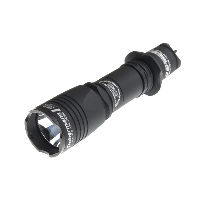 Туристический фонарь Armytek Dobermann, черный, XP-L HI,1250 лм. (F02003BC)  