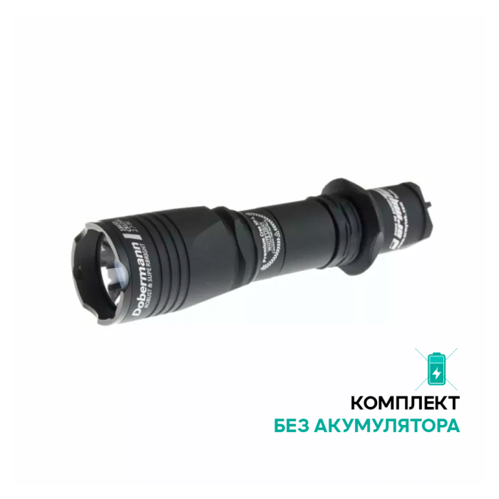 Туристический фонарь Armytek Dobermann, черный, XP-L HI,1250 лм. (F02003BC)  
