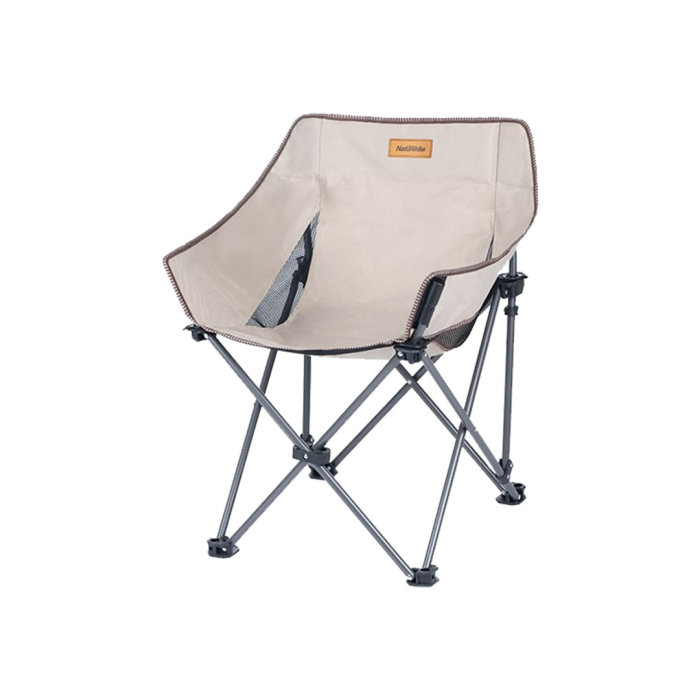 Кресло складное Naturehike NH20JJ022 600D Oxford Cotton / сталь, бежевый  