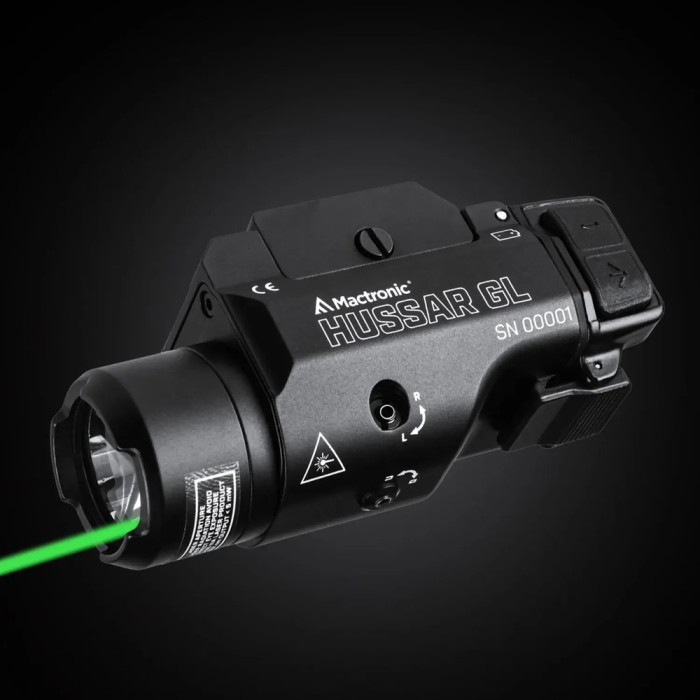 Фонарь тактический Mactronic Hussar GL (900 Lm) Gun Mount (THG0011)  