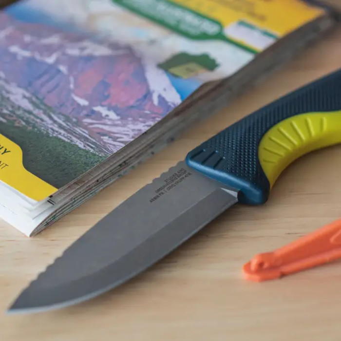 Нож SOG Aegis FX, Indigo/Acid Yellow (SOG 17-41-01-41)  