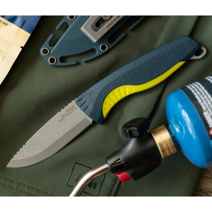 Нож SOG Aegis FX, Indigo/Acid Yellow (SOG 17-41-01-41)  