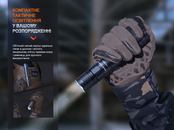 Фонарь тактический Fenix PD36R Pro RED (витринный образец)  