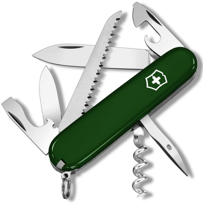 Нож Victorinox Camper 91мм/13функ/зел  