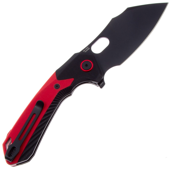 Нож CJRB Caldera BB, AR-RPM9 Steel, G10 red  
