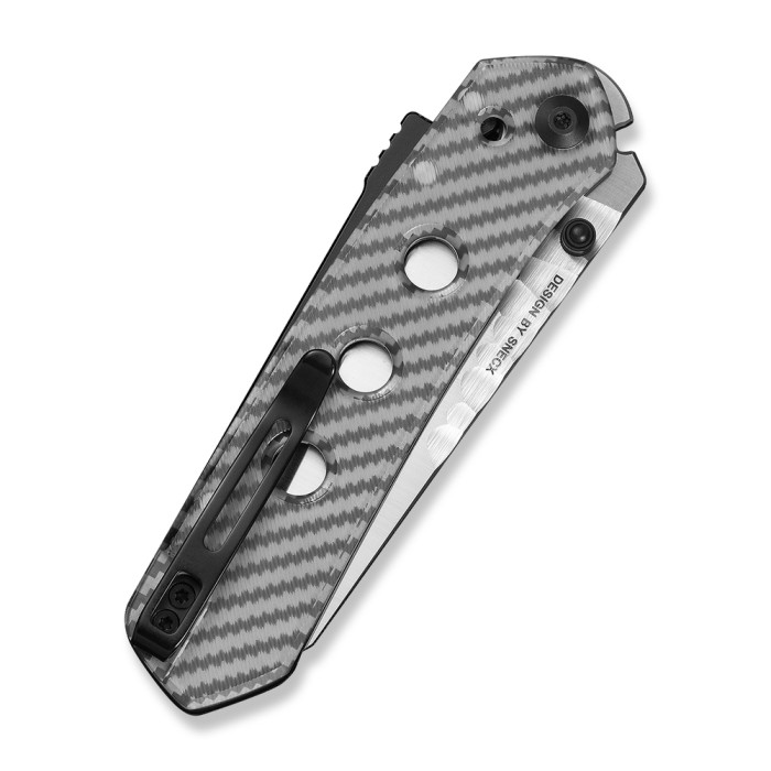 Нож складной туристический Civivi Vision FG, (9 см) Nitro-V / Lexan прозрачный  