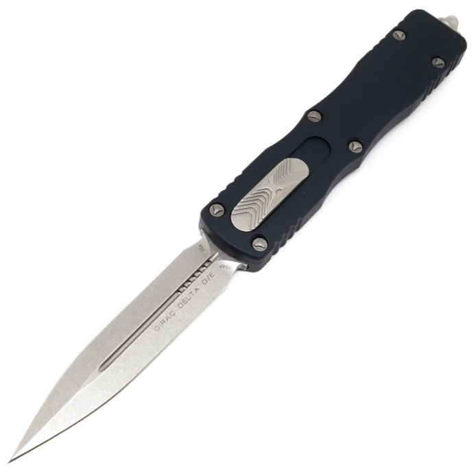 Нож автоматический Microtech Dirac Delta Double Edge Stonewash (227-10) 