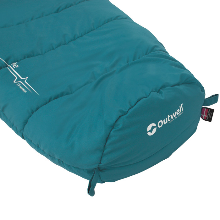 Спальный мешок Outwell Pine Prime/-1°C Turquoise Left (230345)  
