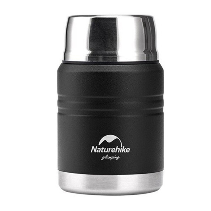 Термос Naturehike Stew beaker NH20SJ041, 304 сталь, 0.5 л, черный  