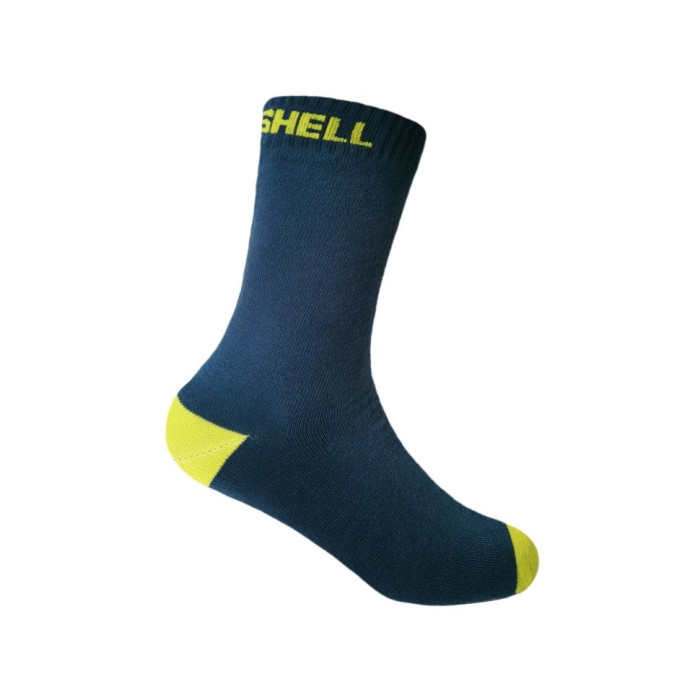 Водонепроницаемые носки детские DexShell Ultra Thin Children Socks, синий/желтый, L 