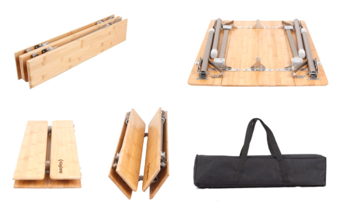 Раскладной стол KingCamp 4-FOLD BAMBOO TABLE (KC3954A) Bamboo