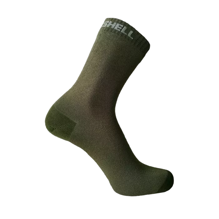 Водонепроницаемые носки DexShell Ultra Thin Crew, хаки/серый M (39-42)  