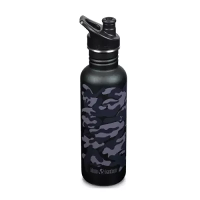 Спортивная бутылка для воды Klean Kanteen Classic Sport Cap 800 мл - черная