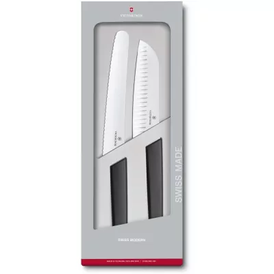 Набор кухонный Swiss Modern Kitchen Set 2шт с черн. ручкой (2 ножа) (GB)