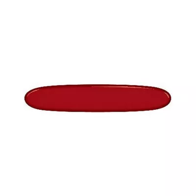 Накладка на нож 84мм oval red передняя из лого (F+)