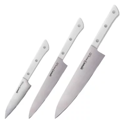 Набор из 3-х кухонных ножей Samura Harakiri SHR-0220W