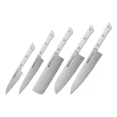 Набор из 5-и кухонных ножей Samura Harakiri SHR-0250W