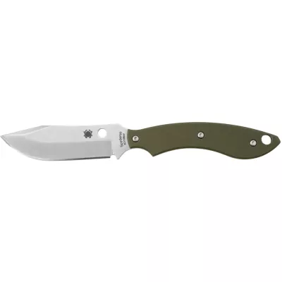 Нож Spyderco Bowie, 8Cr13MoV, G-10, w/ sheath green