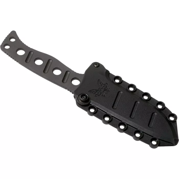 Нож Benchmade Sibert Adamas, фикс, паракорд, черный (375BK-1)  