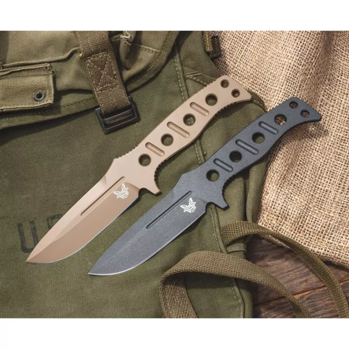 Нож Benchmade Sibert Adamas, фикс, паракорд, черный (375BK-1)  