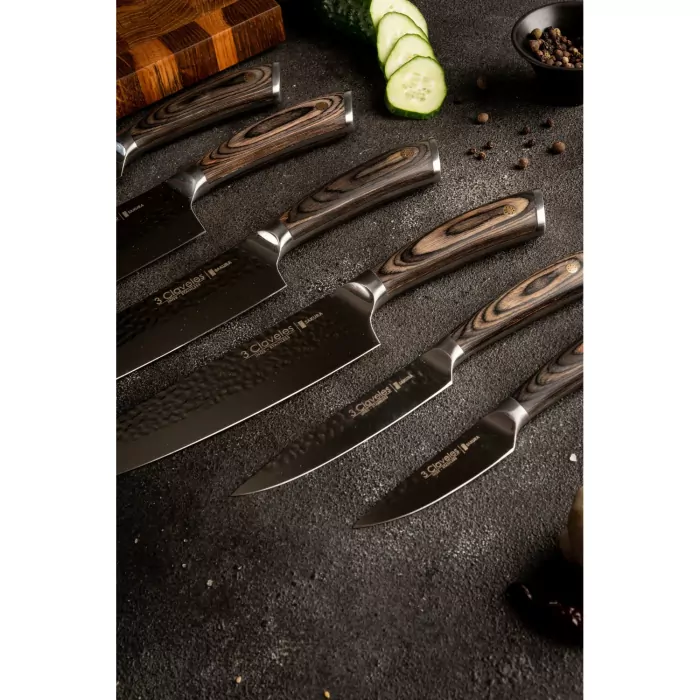Набор из 5 кухонных ножей, SAKURA 3claveles OH0005, Испания  