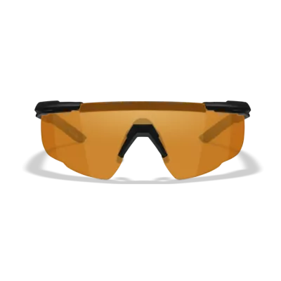 Защитные баллистические очки Wiley X SABER ADV Серые/Прозрачные/Оранжевые линзы / Матовая черная оправа
