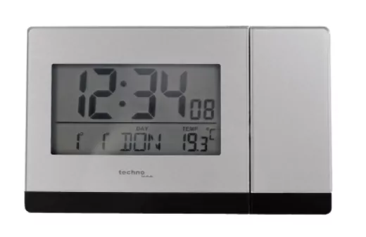 Часы проекционные Technoline WT538 - серебристые/серые  