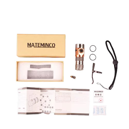 Фонарь Mateminсo S02 1600LM Mini LED, серебристый  