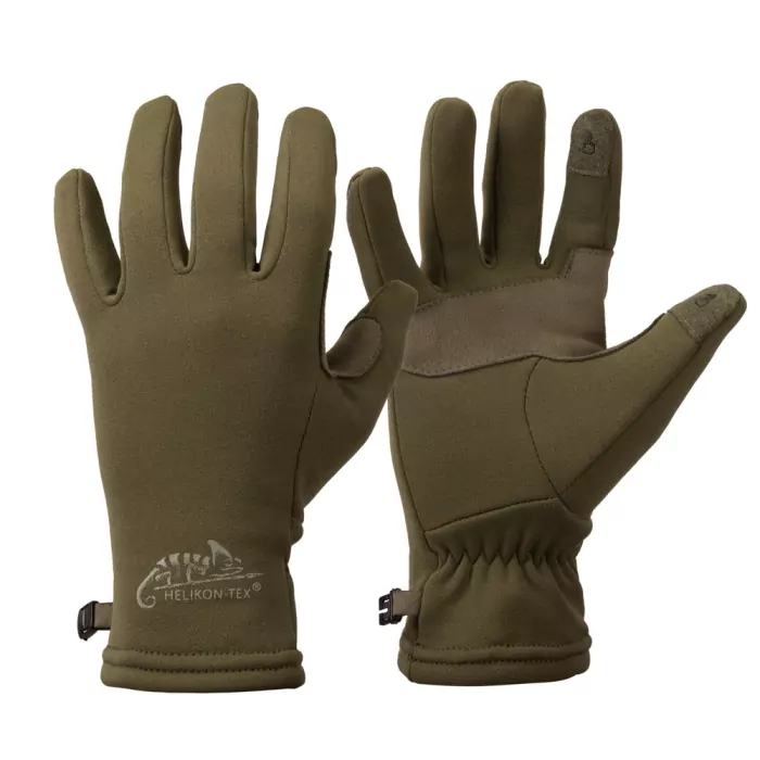Перчатки для туризма Helikon-Tex Tracker Outback Gloves - Olive Green, размер L  
