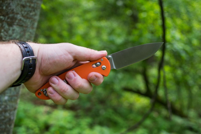 Нож Ganzo G740 оранжевый  