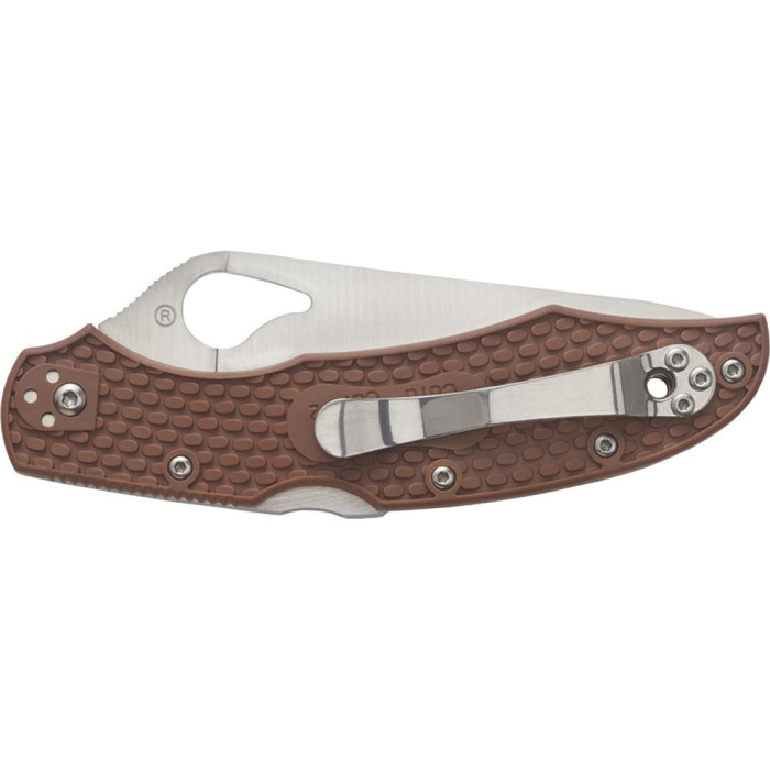 Нож Spyderco Byrd Cara Cara 2, полусеррейтор, brown (BY03PSBN2)  